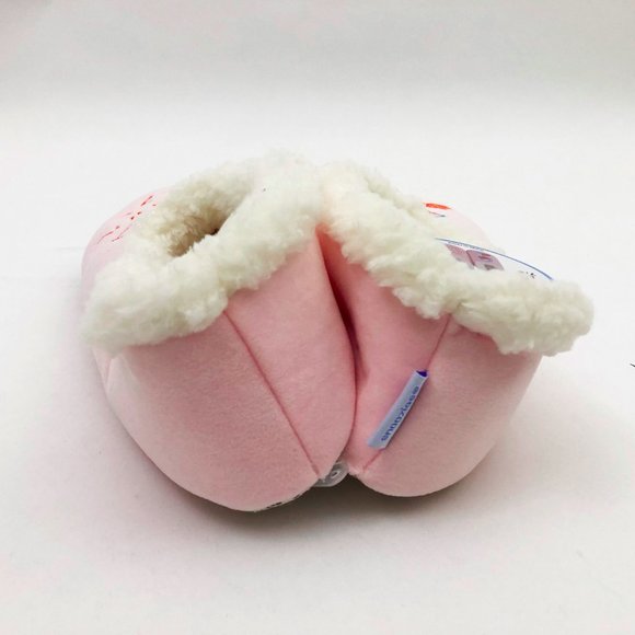 NWT Snoozies Women's Stop & Smell the Rose Slippers Medium 7/8 Pink - Picture 3 of 6